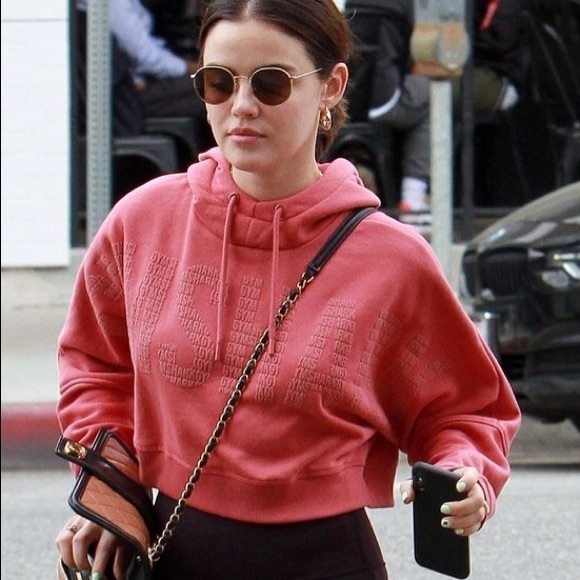 Gymshark Tops - Gymshark pink crop sweater size xs